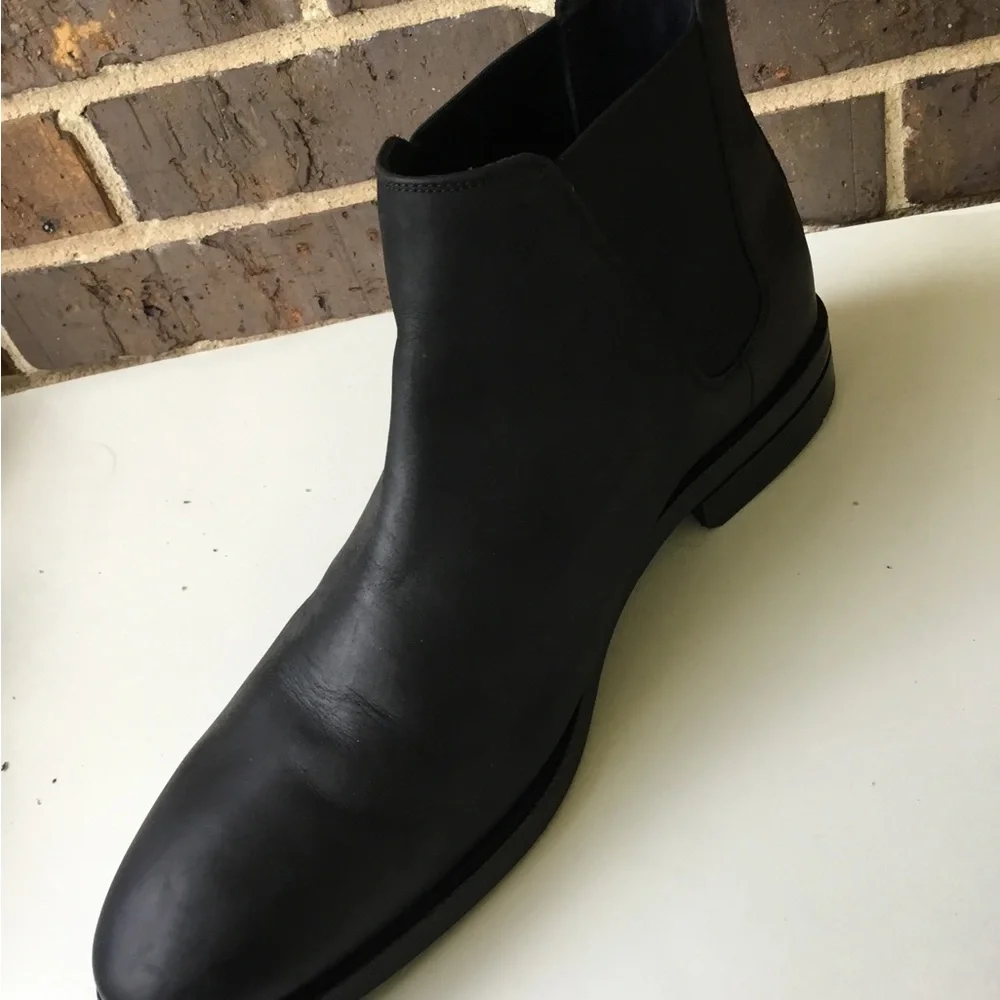 Cole Haan Black Men's Chukka Boot - Smooth Leather Slip-On